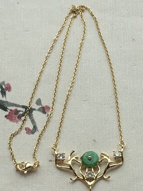 Certified natural A grade jade Light green Jadeite fine lucky pendant